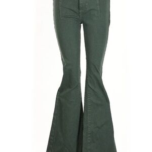 Free People Green Flare Pants